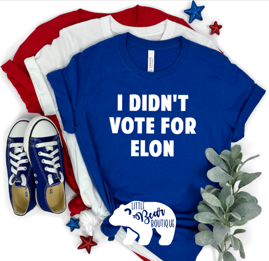 I Didn't Vote for Elon