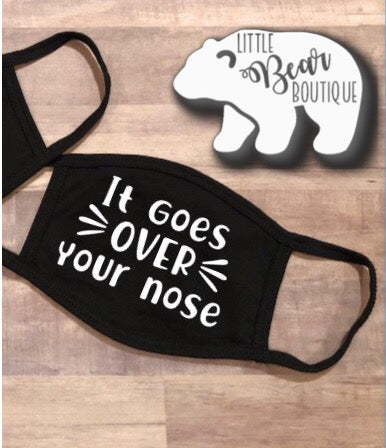 It Goes Over Your Nose