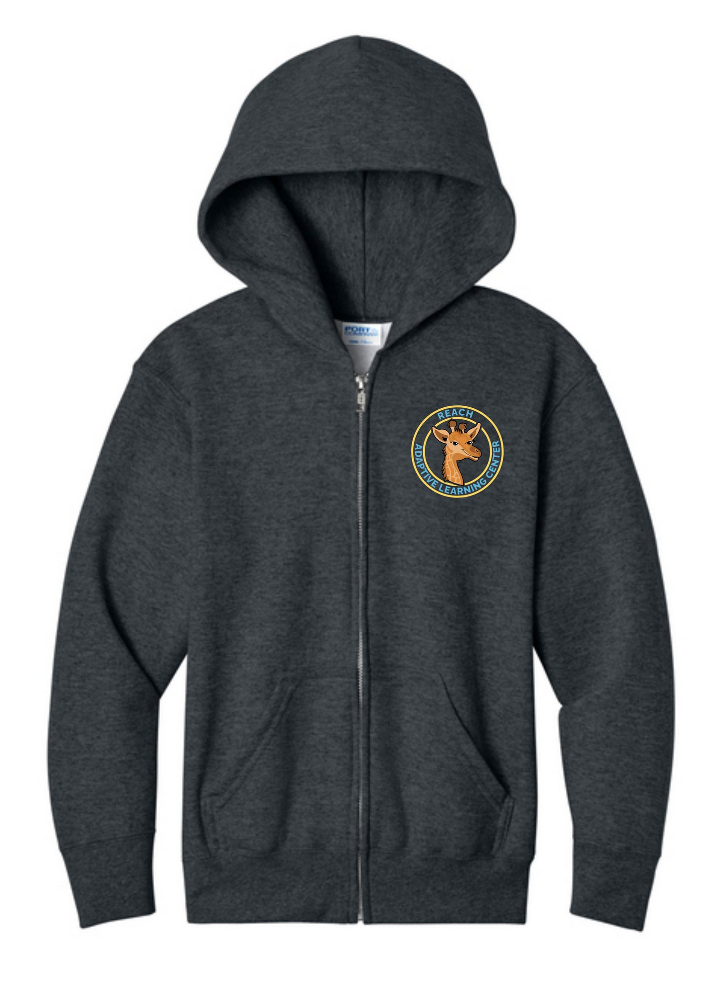 REACH Logo Full-zip Hoodie