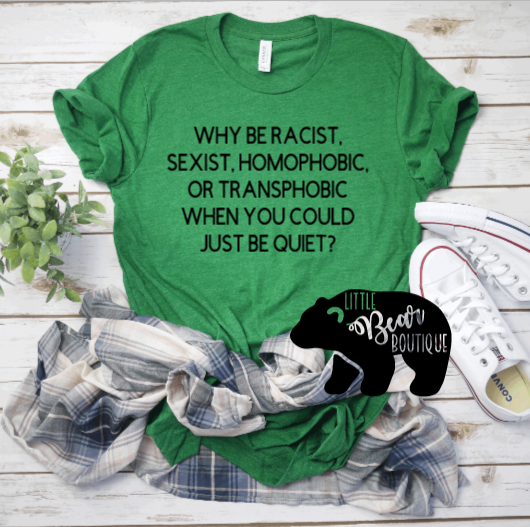 Why Be Bigoted?